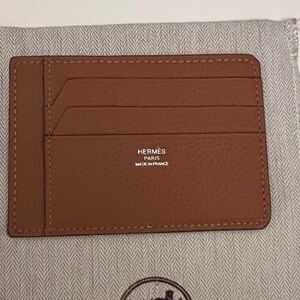 Luxury brown leather wallet cardholder for men or woman